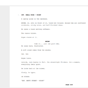 Screenwriting Software for Mac (PK)